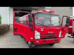 ISUZU Лесной пожарный грузовик 4x4 2500L Красный цвет Многофункциональный