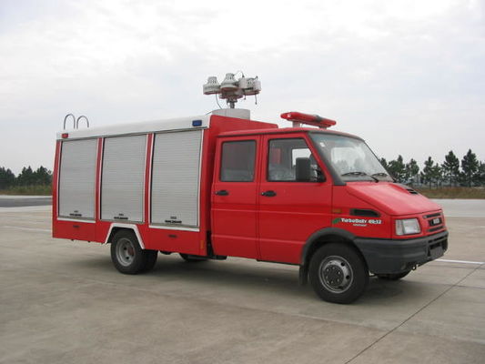 IVECO 95KW Emergency Rescue Fire Truck Mini 6 Wheeled For Firefighting