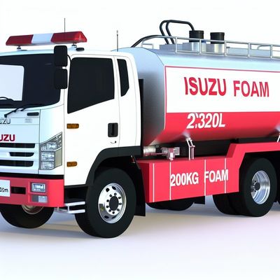 ISUZU Foam Fire Truck with 2320L Water Tank and 2000kg Foam Capacity