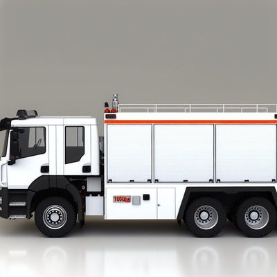 Foam Fire Truck 10000kg Load 177Kw Diesel Engine