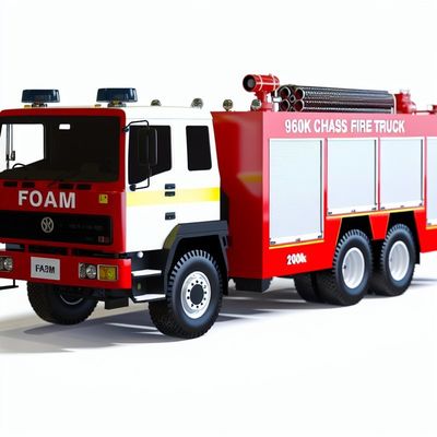 ISUZU Foam Fire Truck 9400Kg Chassis 2000kg Foam Capacity