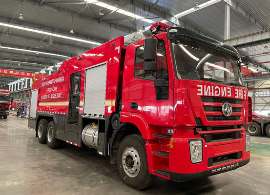 Пожарная машина 6кс4 машины спасения пены 10 тонн для пожаротушения аварийной ситуации