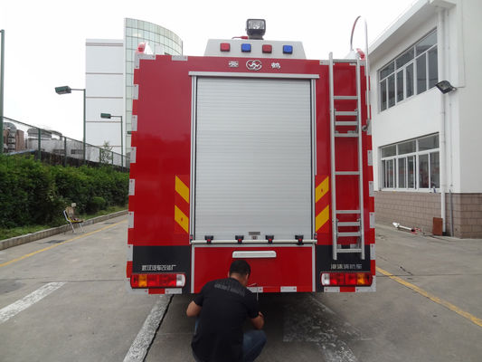HOWO 15000l Foam Fire Truck Heavy Duty Red Color Multifunctional
